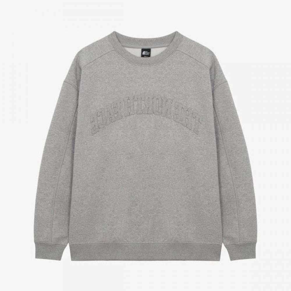 

The North Face Nm5mr54a Men S Kinetic Fleece SweatShirt Melange Grey MELANGE GREY/085