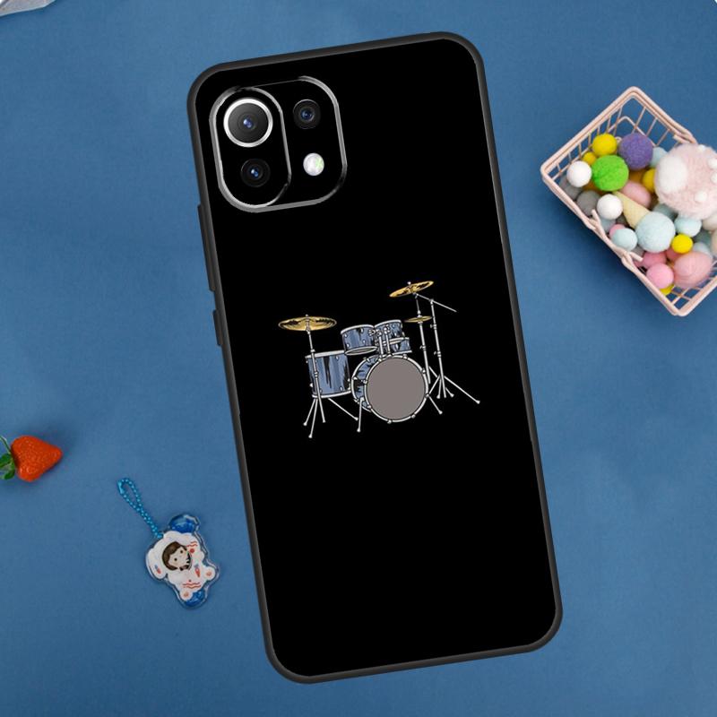 Musical Instrument Drum Case For Xiaomi 14T Pro 13T 11T 12T 13 14 15 Ultra POCO X7 Pro X3 X5 X6 F5 F6 M6 Pro Cover