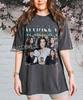 Mariska Hargitay Retro Collage Grafik-T-Shirt, Fan-Kleidung