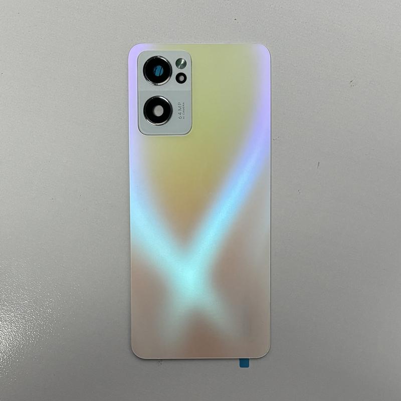 Glass Back Cover For Oppo Reno7 5G Battery Cover Back Housing With Camera Len Repair For Oppo Reno7 4G Replace