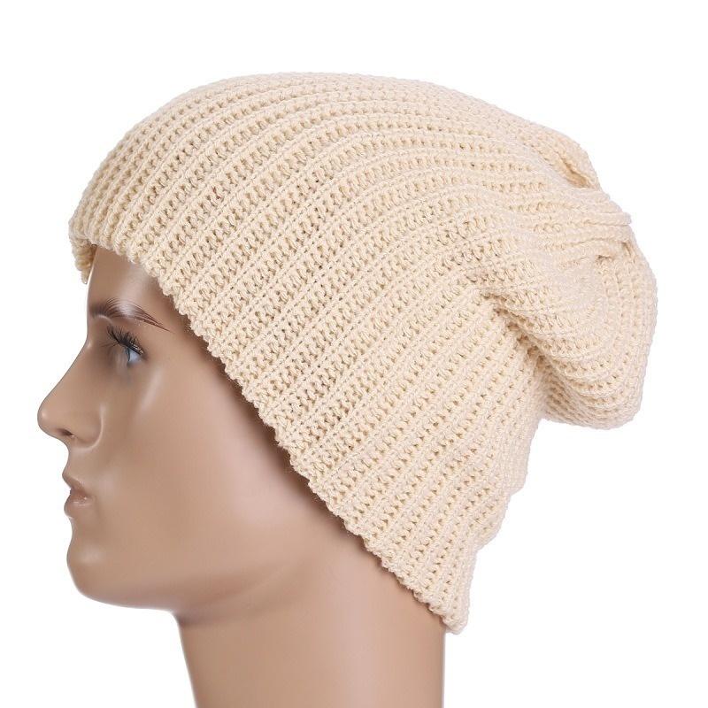 Men Women Warm Winter Knited Beanies Skull Hippop Bandana Slouchy Oversized Cap Sport Hat Unisex Bonnet