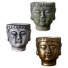 Buddha Head Planter Plant Flower Container Housewarming Gift Collectible Buddha