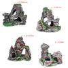 Mountain View Aquarium Rock Cave Tree Bridge Ornament akvária s rybami Dekor Skalka