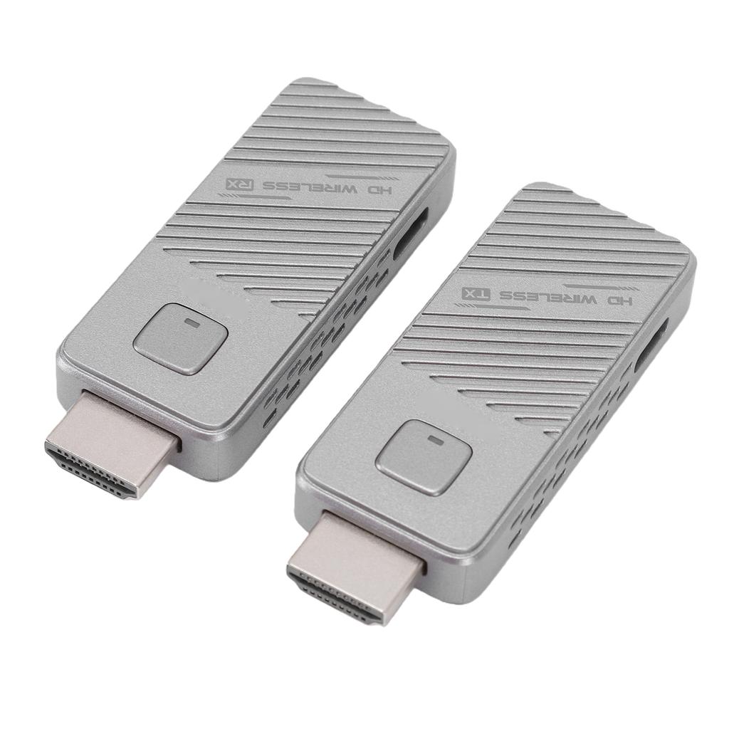 Wireless Video Transmitter and Receiver 4K Decode 1080P Output Dual Band Wireless Display Adapter Extender Kit for