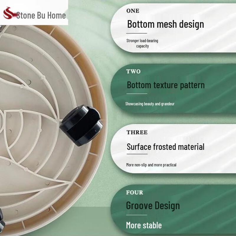 Mobile Wooden Water Jug Stand with Wheels