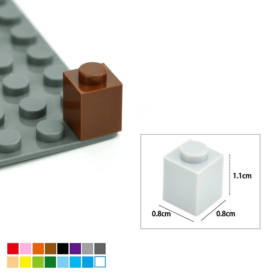 200PCS DIY 1x1 Dots Building Blocks Thick Figures Bricks Educational Creative Size 1*1 Dot Compatible With 3005 Toy for Children