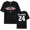 24 Hollander Montreal Voyageurs Camiseta de Merch Quente TV Rivalidade Aquecida Camiseta Unissex Streetwear Roupas Femininas Masculinas Camisa Solta Gola O