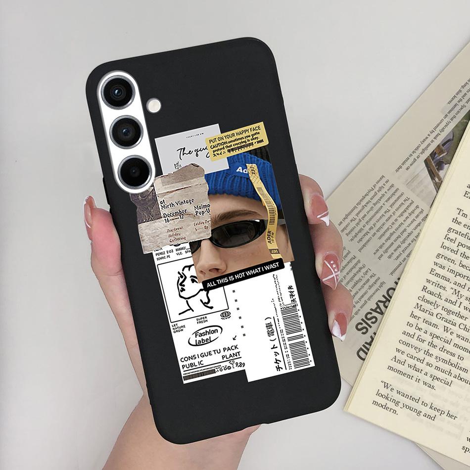 Für Samsung A54 5G Hülle Niedliche Weiche Silikon TPU Rückseite Für Samsung GalaxyA54 A 54 Handyhülle auf SamsungA54 Coque Bumper Funda