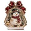 Indoor Winter Holiday Decorations Christmas Faux Diamond Painting Tabletop Ornaments, Beginner-Friendly DIY Acrylic Rhinestone Art Decor Craft
