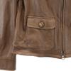 IENA Sheepskin No-Collar leather jacket Brown Women Used