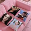 Actor A-Anne H-Hathaway Pillow Case Pattern Printing Pillowcase Living Room Sofa Cushion Cover Bedroom Room Decor