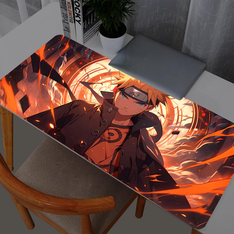 Mouse Pad Naruto Uzumaki Anime Gaming Accessories Varmilo Keyboard Desk Mat Gabinete Gamer Carpet Mousepad Pc Mouse Mats