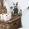 And Bunny Tomb Design Closestool Wall Sticker For Modern Halloween Decor Wall