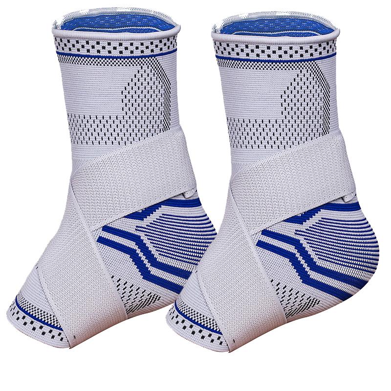1Pair Sports Ankle Brace Basketball Ankle Brace Football Ankle Support 3D Weave Elastic Bandage Foot Protective Gear Gym Fitness