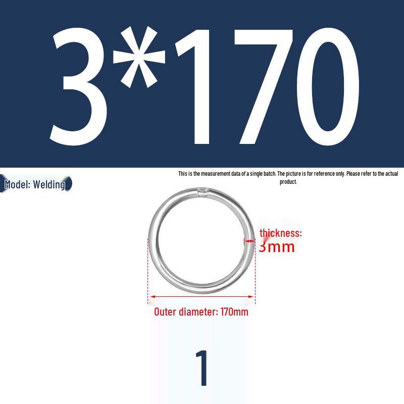 304 Stainless Steel Seamless O-Ring for Lifting and Hammock Yoga Connection