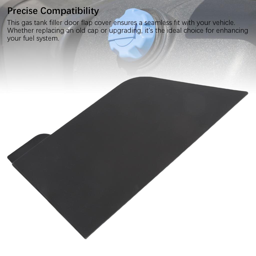 Fuel Filler Lid Flap Cover 1837417 Gas Tank Door Cover Cap Replacement For Transit Custom 2012 2016 Black