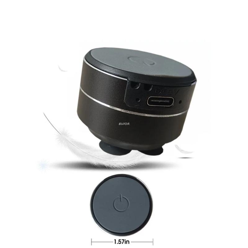 Mini Bone Conduction Speaker Vibration Stereo Audio Digital TWS Wireless Bluetooth Speakers Portable Metal