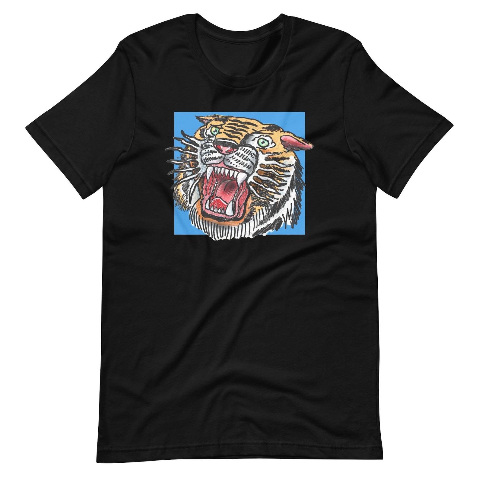 Tiger Head Unisex t-shirt 2XL