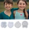 Silicone Cherry Fruit Shaped Pendant Mold Quicksand Keychain Accessories Mould Elegant Jewelry Accessory Making Mould