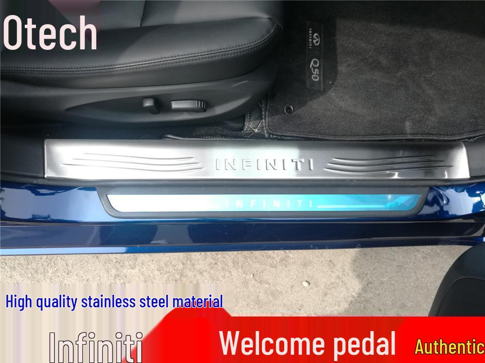 

Накладки на пороги для Infiniti Q50L: Наклейки на пороги бампера для салона/экстерьера - Совместимы с 15 моделями Exterior Rear Bumper Guard 1-piece Set