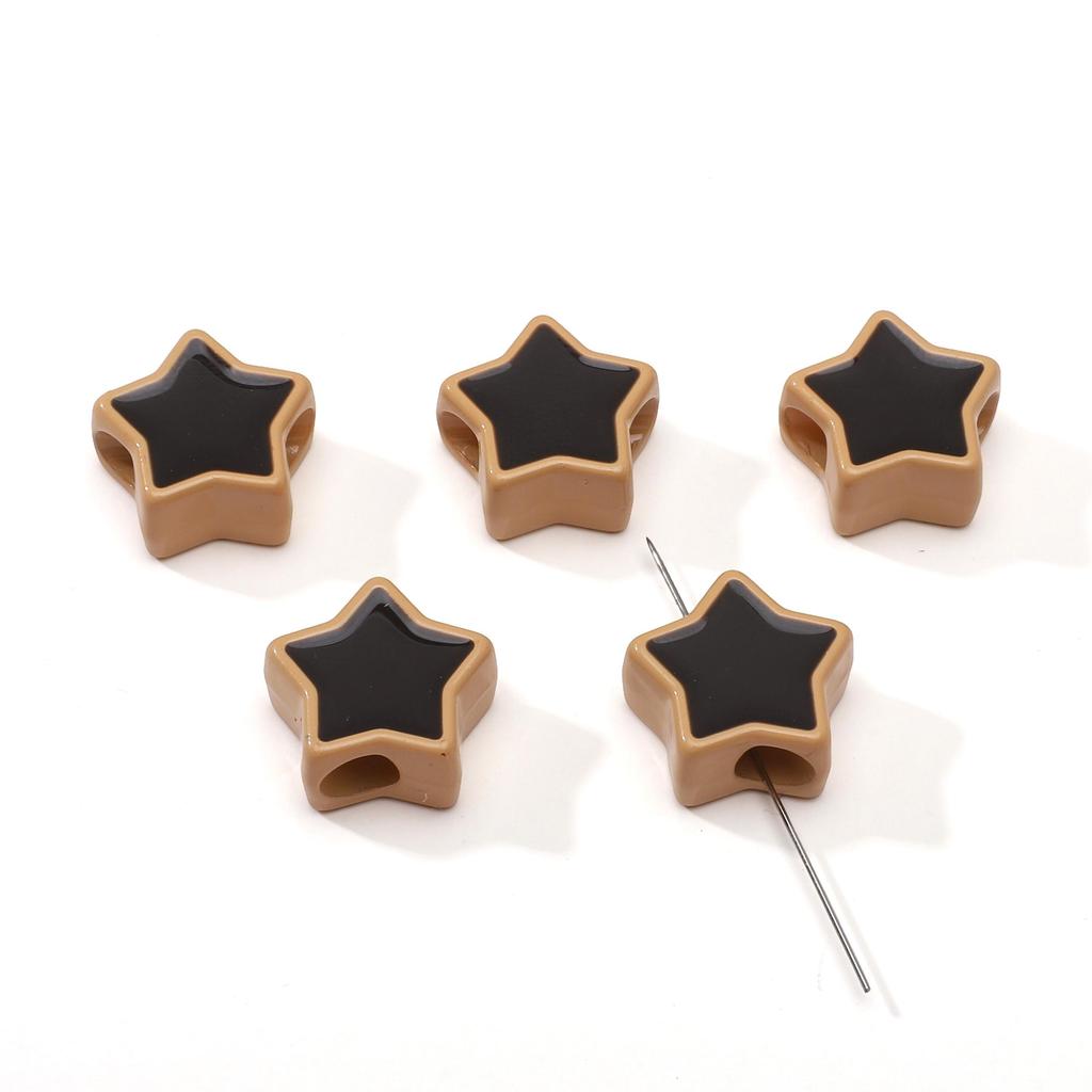 2Pcs Acrylic Pentagram Beads For DIY Necklace Bracelet Earrings Jewelry Making Craft Accessories