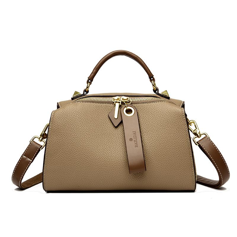 Women's bag new fashionable retro women's portable oblique span shoulder large capacity women's bag simple pillow bag