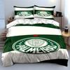 Green Palmeiras logo pattern. Bedding sets Duvet cover sets Duvet covers Pillowcases(1 * Duvet Cover 2 * Pillowcases, without duvet insert)