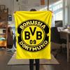 1pz Coperta in Flanella con Stampa di Dortmund, Alta qualità Confortevole per Tutte le Stagioni, Decorazione per la Casa, Calore e Comfort, Perfetta per Regali di Natale28