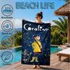Nighttime Adventure Doll Beach Towel, Microfiber Beach Towel, Perfect For Pool, Beach, Travel, Home Decor Beach Party Fan gifts