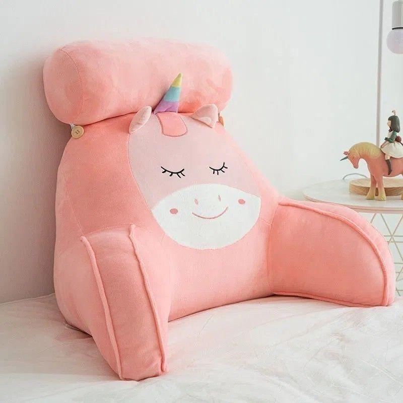 Cartoon Cute Waist Cushion Pillow Pillow Bedhead Soft Bag, Sofa Cushion Dormitory Office Chair Cushion Bed Back Cushion