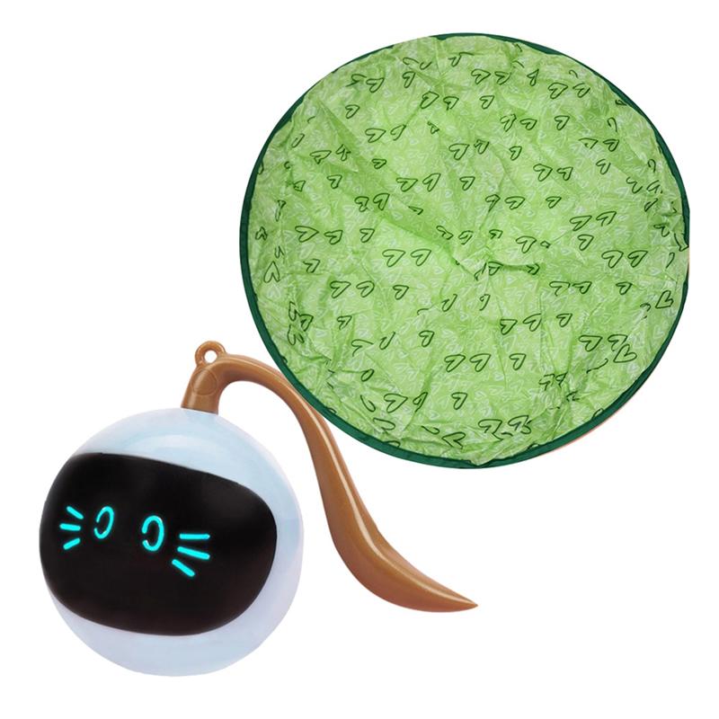 HHO-Electric Motion Moving Bouncing Rolling Ball Automatic Funny Cat Interactive For Indoor Cats Kitties Pet Supplies