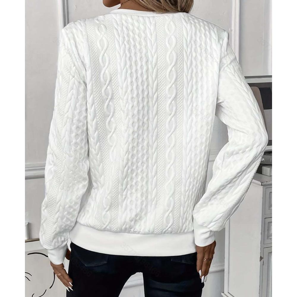 Damen Herbst Winter gestepptes Sweatshirt Reißverschluss Kapuzenpullover Damen gefütterte Jacke Strickjacke Mantel