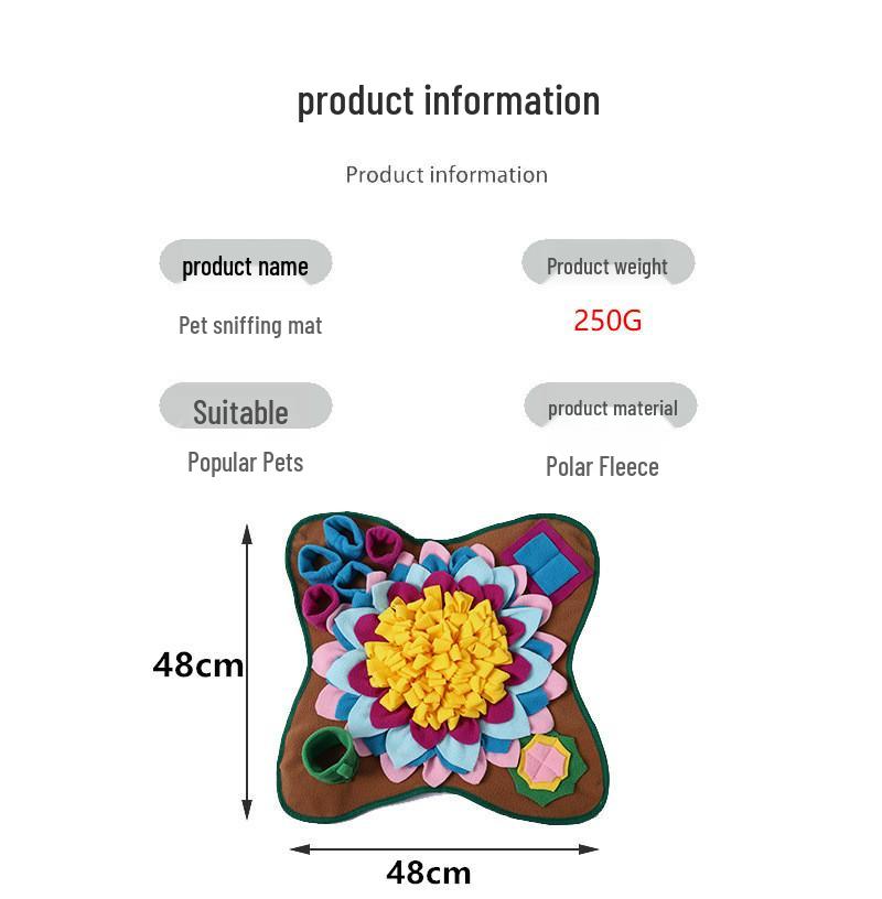 New Slow Feeding Dog Snuffle Mat - Pet Supplies