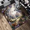 Unicorn Forest Pattern Area Rug, Office Carpet Indoor Outdoor Entrance Doormat, Non-Slip Soft And Comfortable, Living Room, C122018