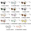 SHAUNA Ins Popular Fashion Small Polygon Square Men Punk Sunglasses Clear Ocean Gradient Lens Women Sun Glasses
