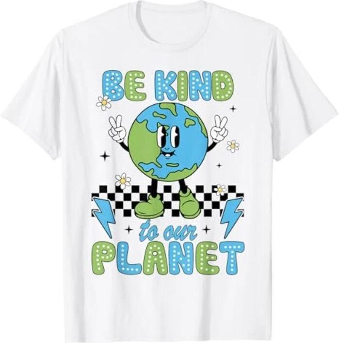 День Земли Будь добр к нашей планете День Земли Экологическая детская футболка L