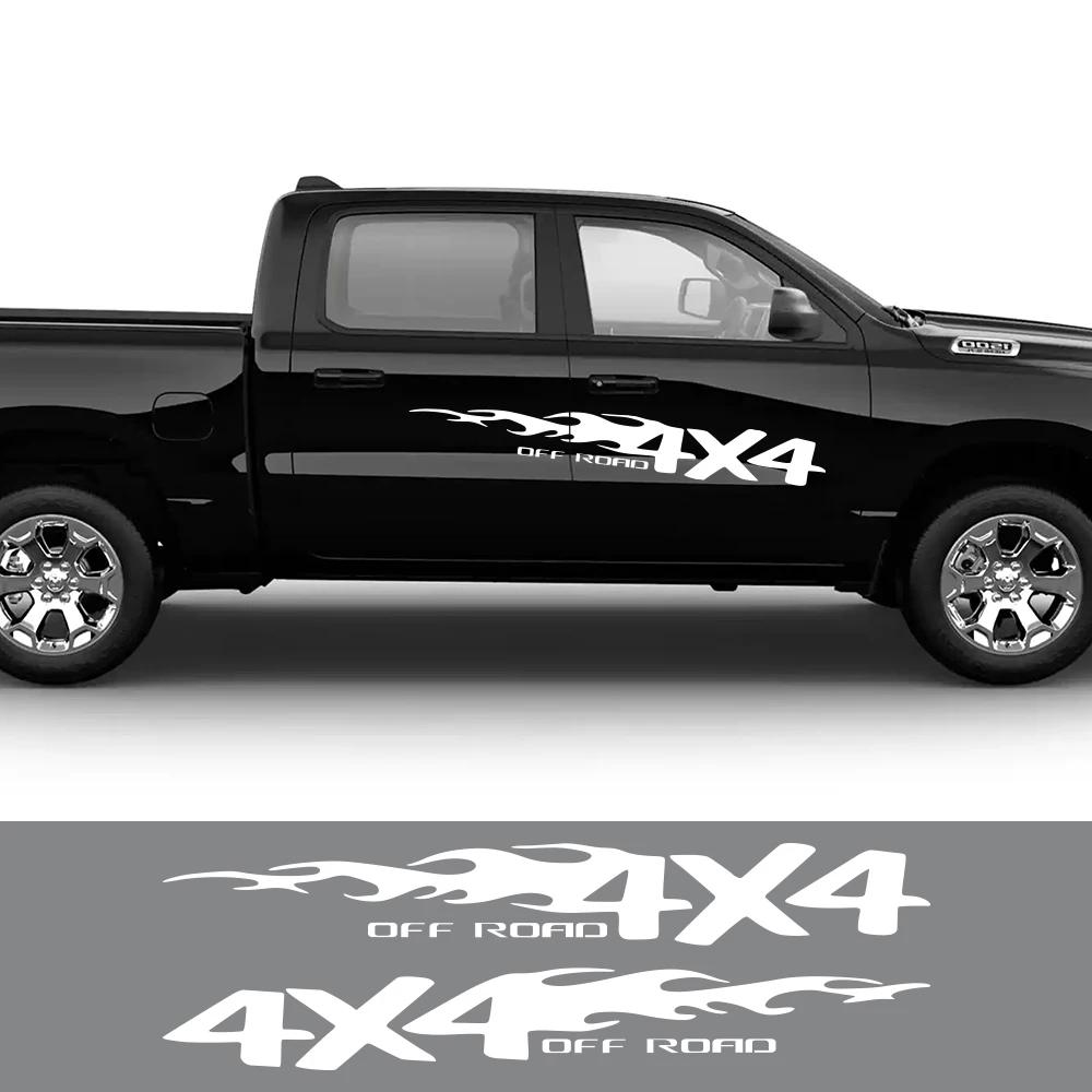 Car 4X4 Off Road Sticker Pickup Graphics Decor Decal For Ford Ranger F150 Nissan Navara Mitsubishi L200 Triton Dodge RAM 1500