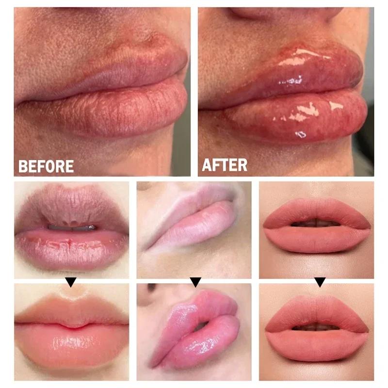 Lip Plump Serum Increase Lip Elasticity Instant Volumising Essential Oil Reduce Fine Lines Repair Sexy Beauty Lip Care PWYUMAN