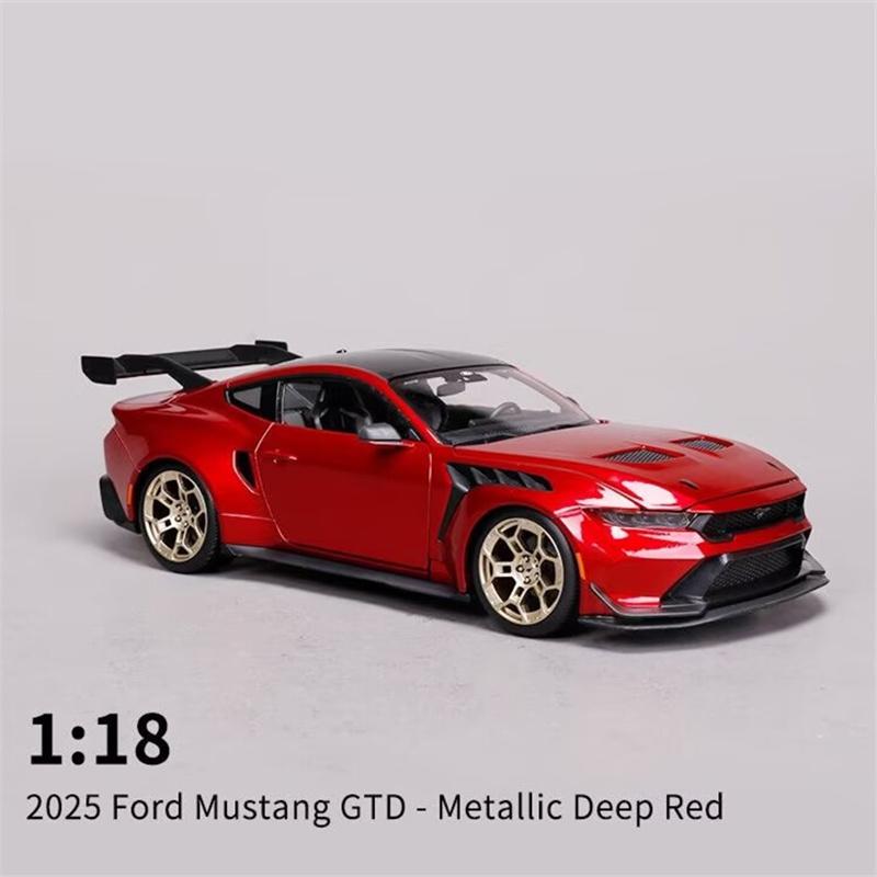 

1:18 2025 Ford Mustang GTD Alloy Muscle Sports Car Model Diecasts Metal Track Racing Car Vehicles Model Simulation Kids Toy Gift