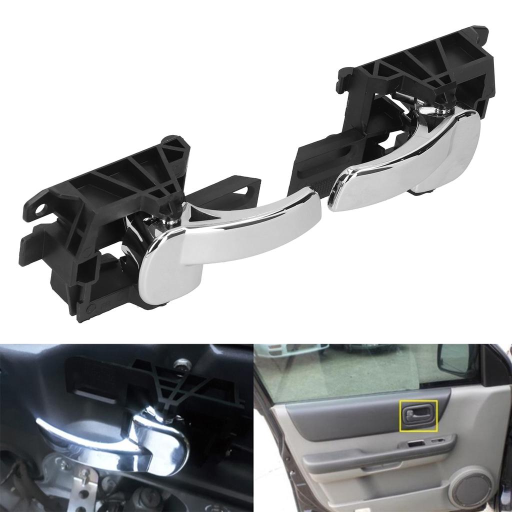 2pcs Car Inner Interior Door Handle Replacement Accessory Fit for Nissan Qashqai 2007‑2013