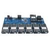 100M 7-Fiber Optic Transceiver with 1-Electric Switch