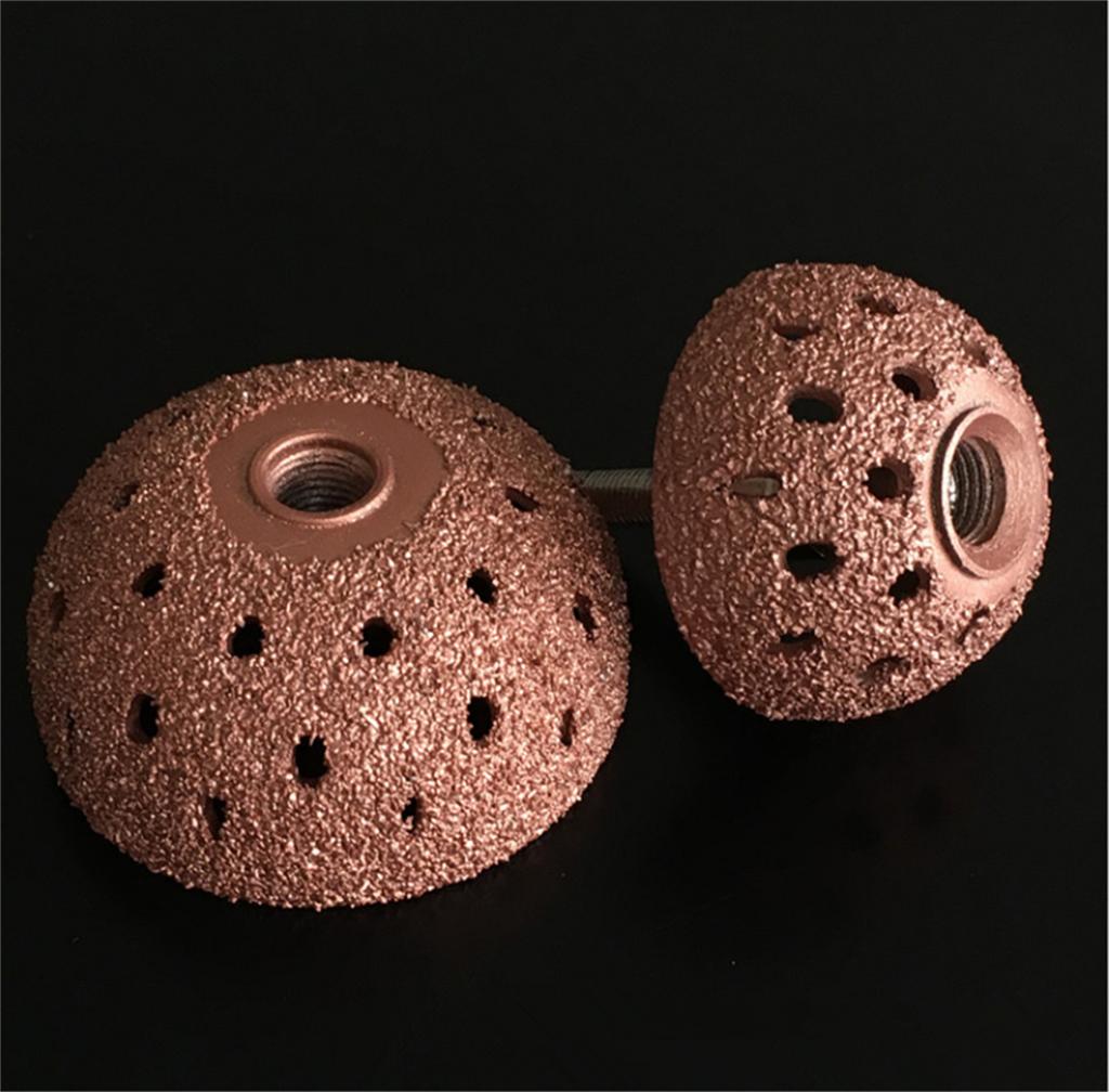 1x 55mm Tungsten Steel Polishing Disc Rough Grinding Ball Tire Polishing Tool Car