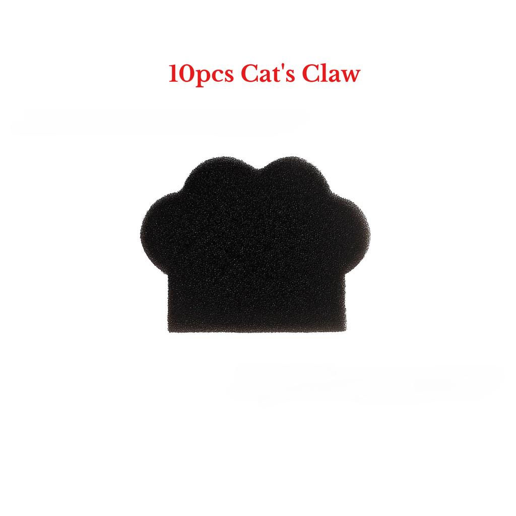 10Pcs Washing Machine Sticky Hair Artifact Filter Pet Sticky Hair Sponge Hair Suction Hair Filter Hair Removal Animal Shape Foam