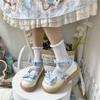 Original Cute Big Head Shoes Lolita Single Shoes Lace Bow Jk Uniform Shoes Lolita Soft Sister Small Leather Shoes Women
