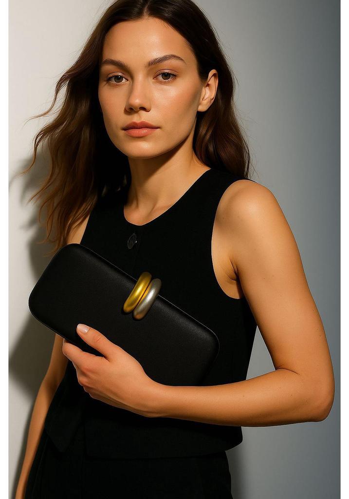 Pochette in PU Stile Europeo e Americano: Borsa a tracolla e a spalla versatile da sera