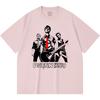 230 g/m² 100% Baumwolle Heavy Metal T-Shirt Rockband Beliebte Musik Druck Unisex Schweres Baumwoll-T-Shirt