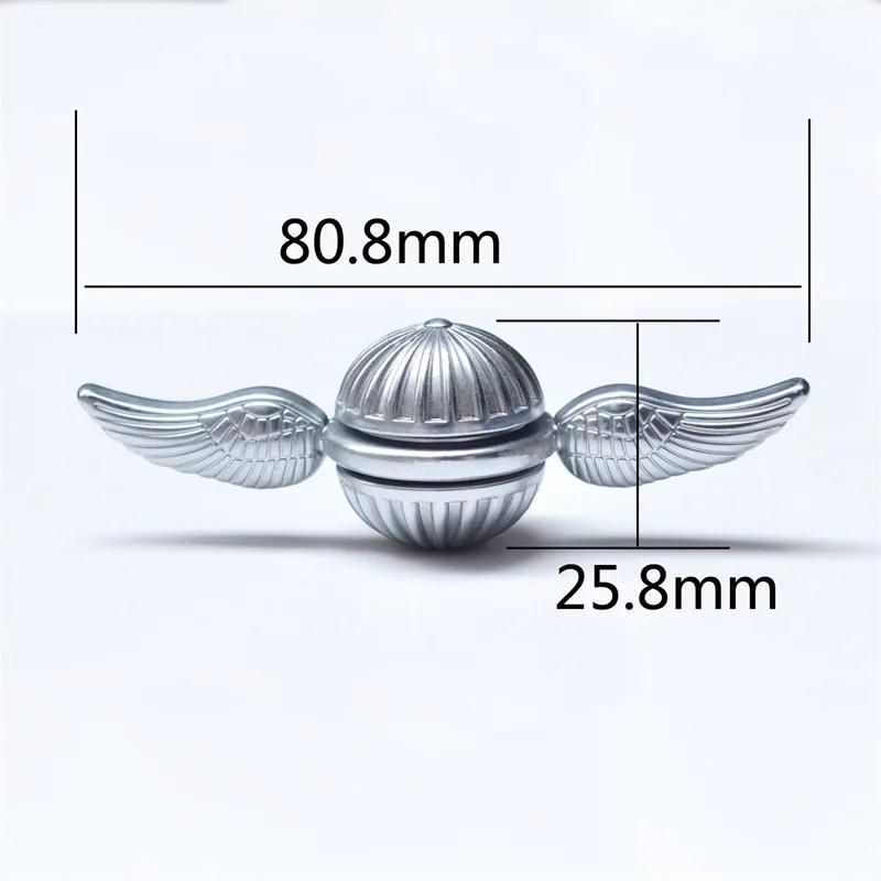 EDC Fidget Spinner Toys Fingertip Spinning Gyroscope Anti-Stress Toys Kids Adults Rotating Metal Ball Desktop Stress Relief Toys