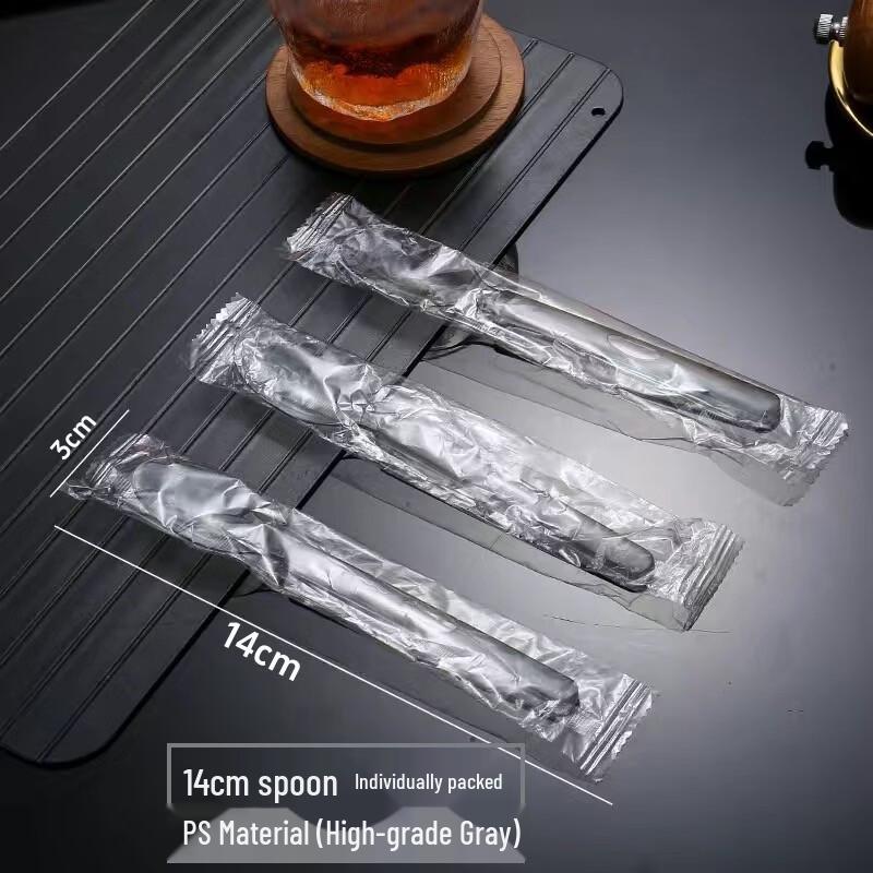 Disposable Plastic Spoon and Fork Set