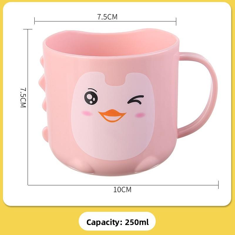 

Мультяшный пингвин Детская милая утолщенная кружка для полоскания рта Penguin Mug Pink