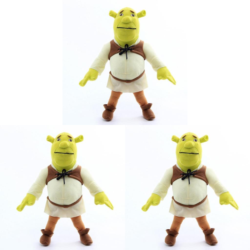 Enorme Peluche di Shrek Giocattolo Morbido Orco Shrek Cuscino Morbido e Accogliente per Bambini Regalo 40cm
